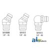 A & I Products 1/8" - 65� Pipe Thread Fitting, 20 Pack 1.75" x4" x1.75" A-GF1865PT